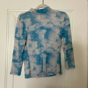 Blue cloud shirt